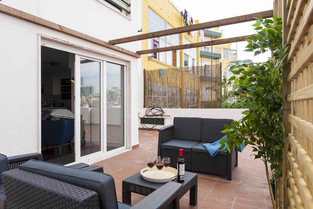 Joivy Superb 1-Bed Apt With Workspace And Terrace, Close To Avenida Da Liberdade Lisboa Exterior foto